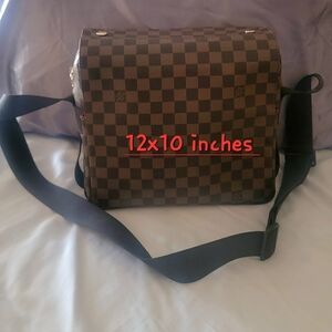 Louis Vuitton Brown Checkered Messenger Bag